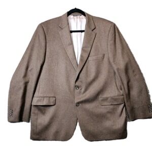 Jack Victor Cashmere and Mink Blazer 2 Button Suit Jacket Mens Luxury Canada 46R